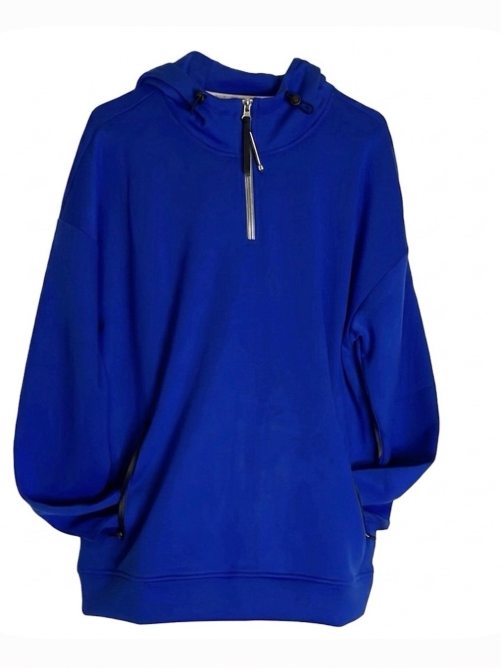 SPORTS ILLUSTRATED Quarter Zip Hoodie Pullover, Men’s Large Sapphire Glow Blue